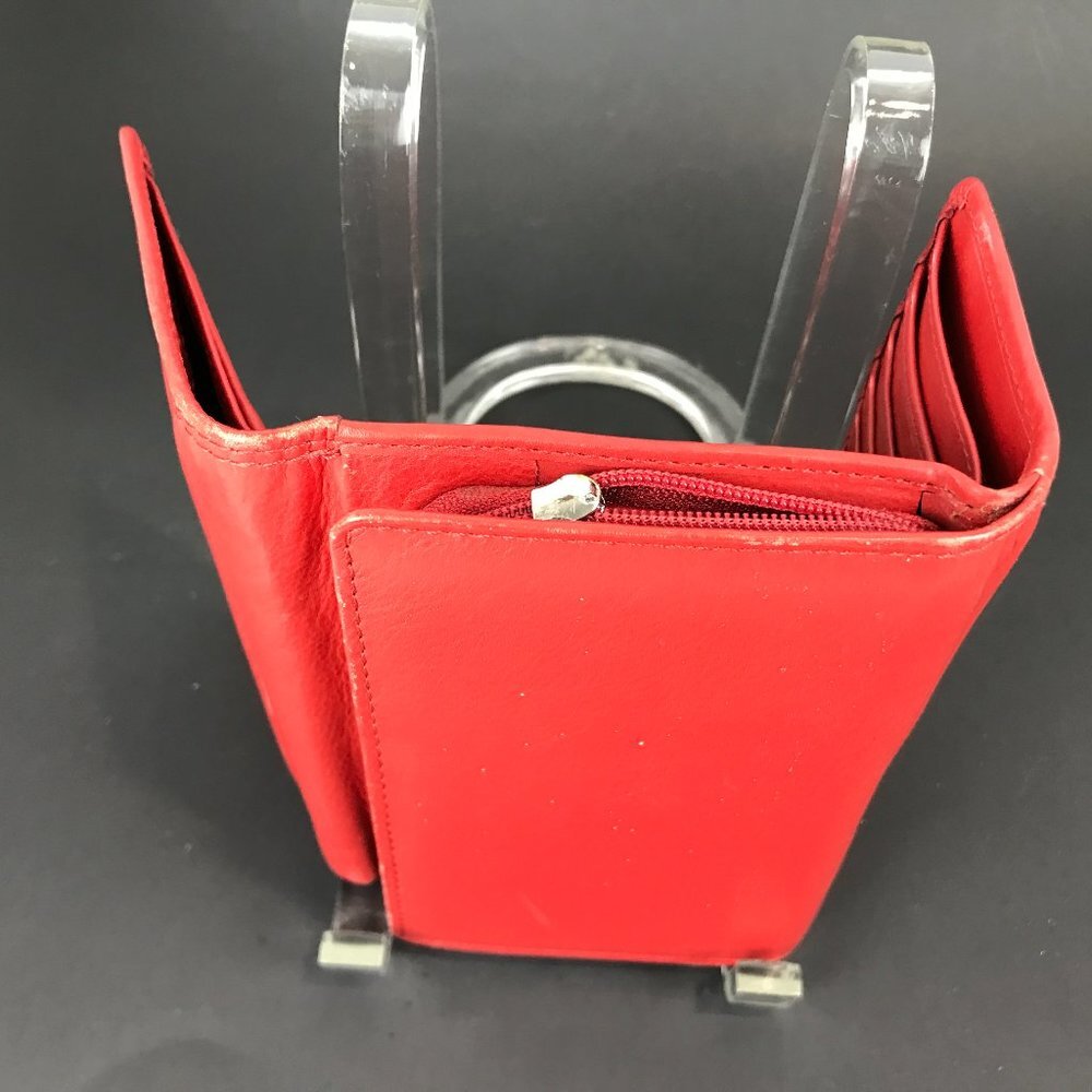 Red Christopher Kon leather wallet